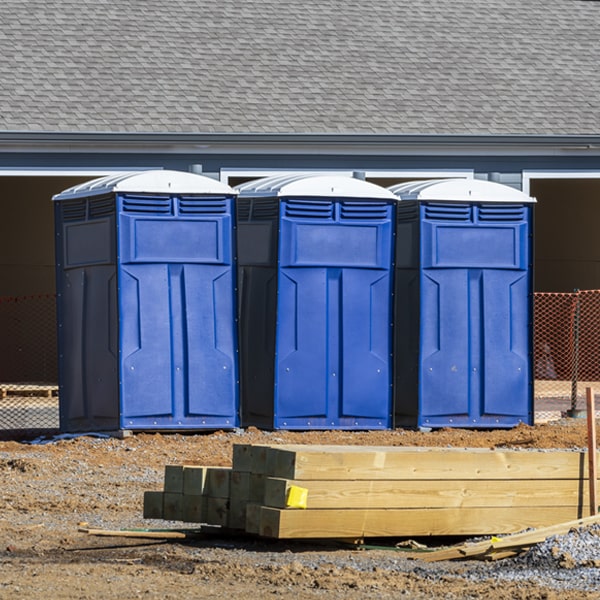 can i customize the exterior of the portable restrooms with my event logo or branding in Bangor WI